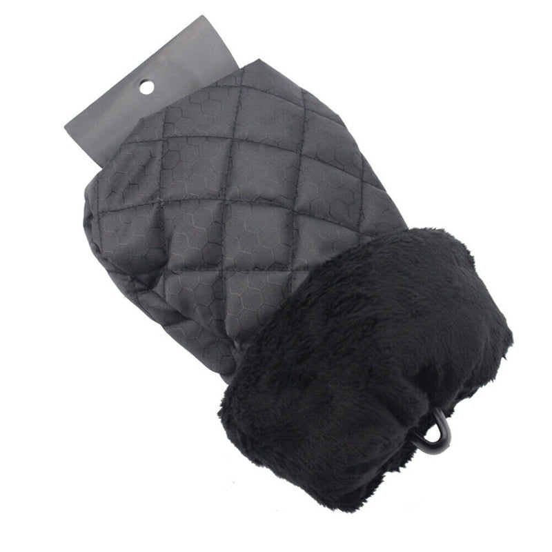 Car Windscreen Snow Scraper+Warm Glove Auto Winter Windshield Ice Remover Sho