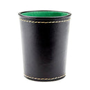 Bar Party Accessory Green Flannel PU Leather Dice Cup Shaker Cups Dices Tool