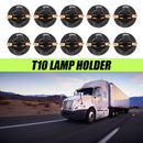 10pcs T10 Twist Lock Wedge Bulb Socket Holder for Car Instrument Cluster Light