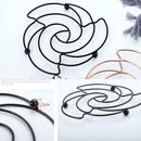 Iron Placemat Pan Pot Mat Holder Stand Round Placemats H4O0 Cookware Mats J0X0