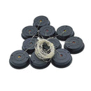 1pcs Garden Solar Powered Replacement Round LED Light Patio Decor Boxes S3U8