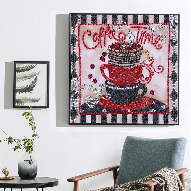 5D DIY Special-shaped Diamond Painting Cross Stitch Embroidery (H026 Cup)