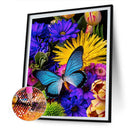 Diamond Painting 5D Flower Butterfly DIY Full Round Drill Mosaic Picture Craf