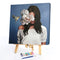Flower Girl Oil Paint by Numbers Hand Painted Frameless Picture Home Ornament