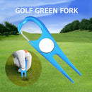 Portable Golf Divot Pitch Repair Tools Pitchfork Green Fork Golf Training Aid