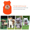 Summer Thin Puppy Clothes DIY Applique Diamond Orange Breathable Dog Cat Shirts