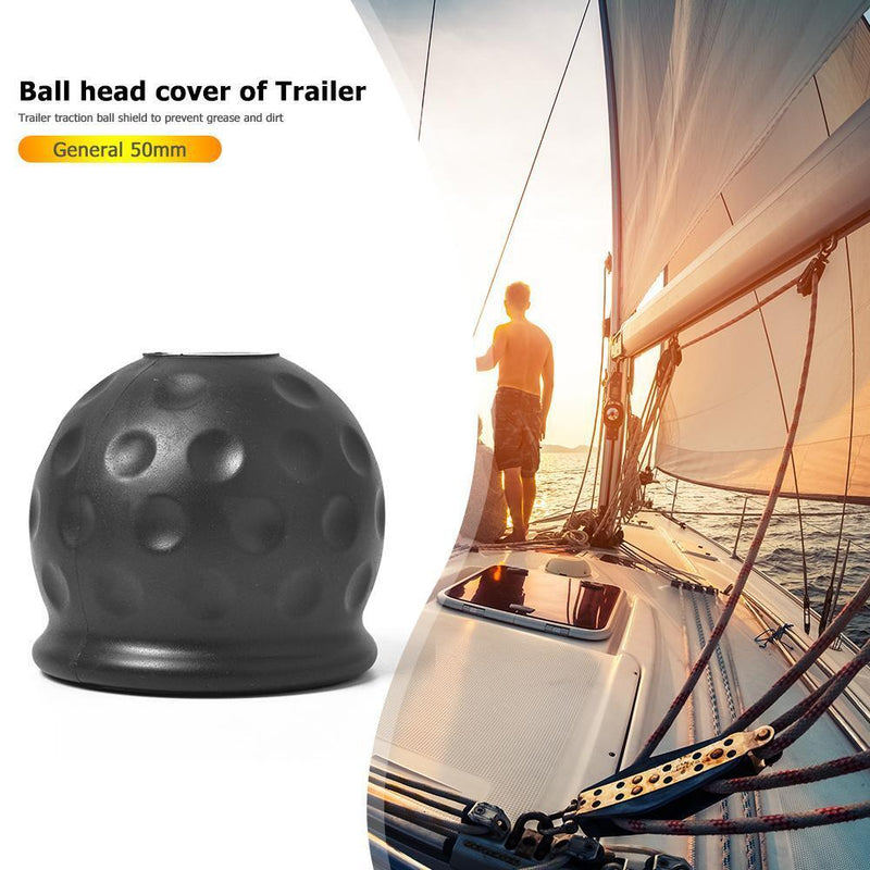 50mm Auto Tow Bar Ball Cover Cap Hitch Caravan Trailer Protect Universal Newly