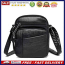 Retro PU Soft Leather Handbag Women Solid Multi Pocket Crossbody Shoulder Bags