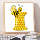 5D Diamond Painting Kit DIY Bee Round Drill Mosaic(B3425)