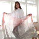 Lady Long Cotton Women Neck Shawl Dot Scarves Large Wraps Stole