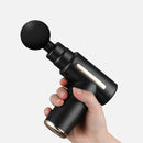 Mini Portable Fascial Gun Electric Body Massager Muscle Pain Relief (Black)