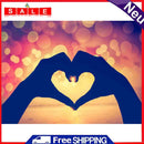 5D Full Drill Diamond Painting Kit Abstract Heart Rhinestone Drill Point Craft
