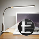 LED Clip Desk Lamp Touch Bedside Reading Eye Protection Table Night Lights
