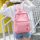Cute Heart Women Backpack Teen Girl Travel Shoulder Schoolbag Rucksack/Pink