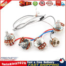 1Set Wiring Harness 2v2t Jack 500k Pots for Replacement LP Electric Guitar Newly