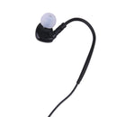 2Pin Sports Earpiece Headset w/ PTT MIC for BAOFENG Retevis Radios Black