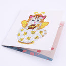 Greeting Cards Cat Special Shaped Bright Diamond Painting DIY Kit (KP003) Newly