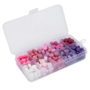 200pcs/box Retro Octagon Fire Painting Pills Sealing Wax Grain Beads (C)