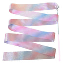 Gym Ribbons 4 Meters Gymnastics Ballet Streamer Twirling Rod Stick Flashing Star