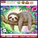 Full Cross Stitch 11CT Sloth Counted Embroidery DIY Crafts Home Decoration