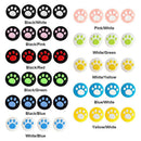 4pcs Cat Paw Silicone Thumb Grips for Nintendo Switch Controller (Blue)