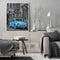 Frameless Oil Paint By Numbers DIY Balloon Car Picture Craft Kit for Bedroom