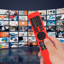 TV Stick Silicone Case Cover with Lanyard Remote Controller Protector (Red)