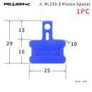 RISK 5pcs Bike Oil Disc Brake Spacer Stopper Plastic Brake Clamps Block (A)