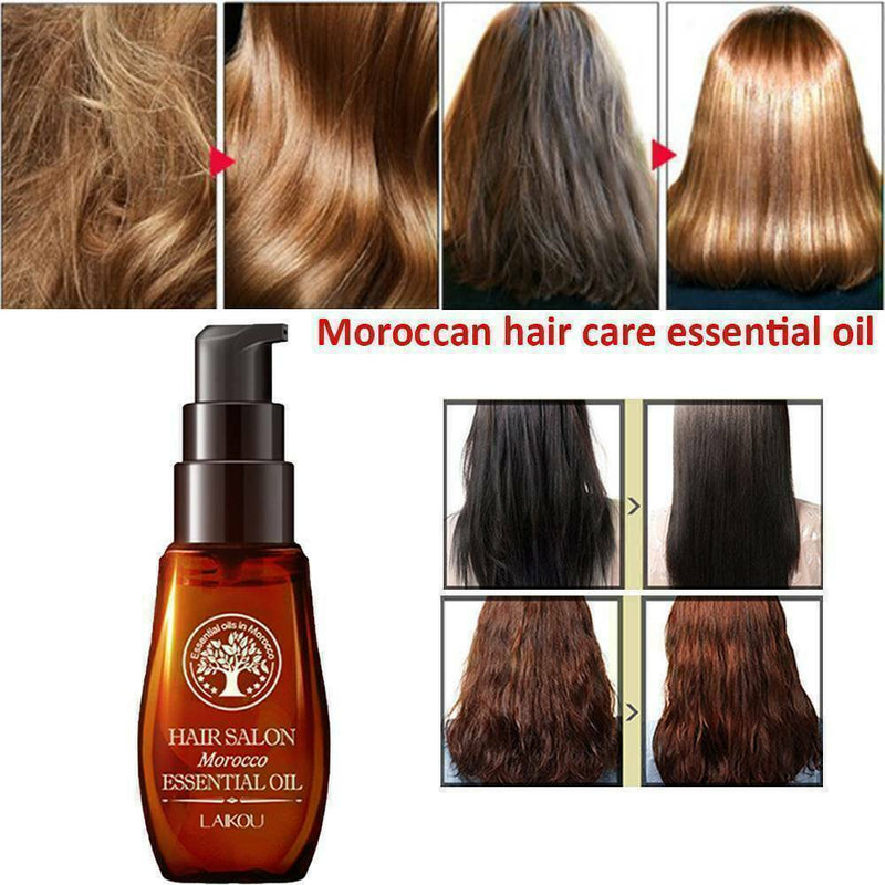Moroccan Pure Argan Oil Hair Essential Oils For Frizzy F2A6 Hair Dry Y3E0 T3Y4