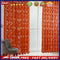 2pcs2mSemi Blackout Curtain Simple Vine Leaf Partition Window Decor(Orange)