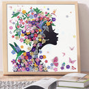 5D DIY Special Shaped Diamond Painting Girl Cross Stitch Mosaic Kits Home Decor