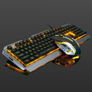 V1 USB Cable Ergonomic Illuminated Mechanical Feel Gaming Keyboard Mouse Se