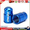 2pcs Aluminum Alloy Bike Valve Cap Bicycle Wheel Valve Cover Cap (Blue AV) Newly