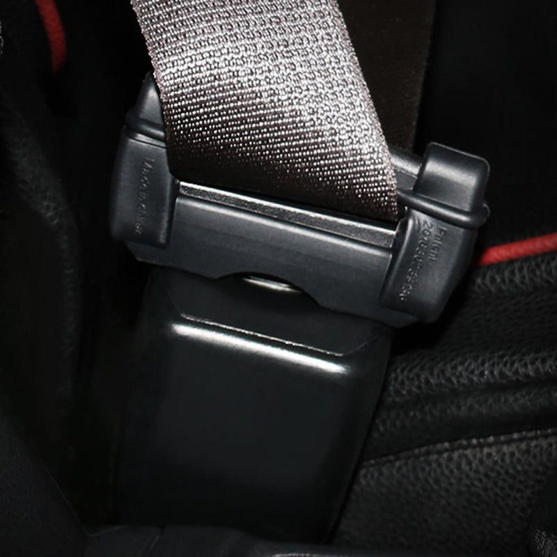 Auto Car Seat Belt Clip Buckle Protective Covers Anti-Scratch Case (Black)