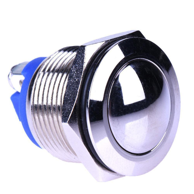 19mm Waterproof Car Metal Button Switch Boat Horn Starter Pulse Switch From