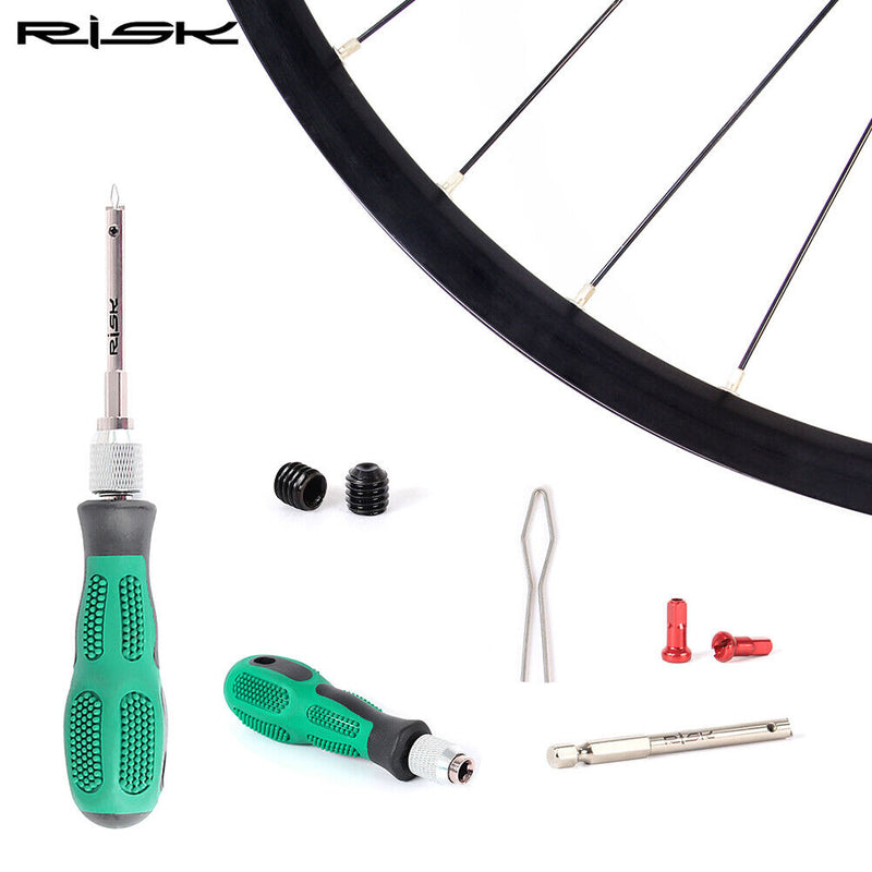 RISK Bicycle Rim Spoke Cap Installation Screwdriver Bike Repair Tool (A) Newly