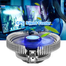 Low Profile CPU Air Cooler with 120mm Quiet Fan Aluminum Fins for AMD LGA Socket
