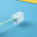 10pcs Plastic Ink Blending Brush Cap Painting Flat Brushes Head Cover Case Caps