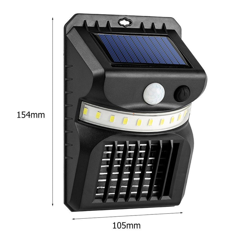 Solar Mosquito Killer Lamp Motion Sensor Garden Street Wall Light (W792-2)