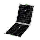 50W Foldable Dual USB Output Device Waterproof Battery Solar Panel (01)