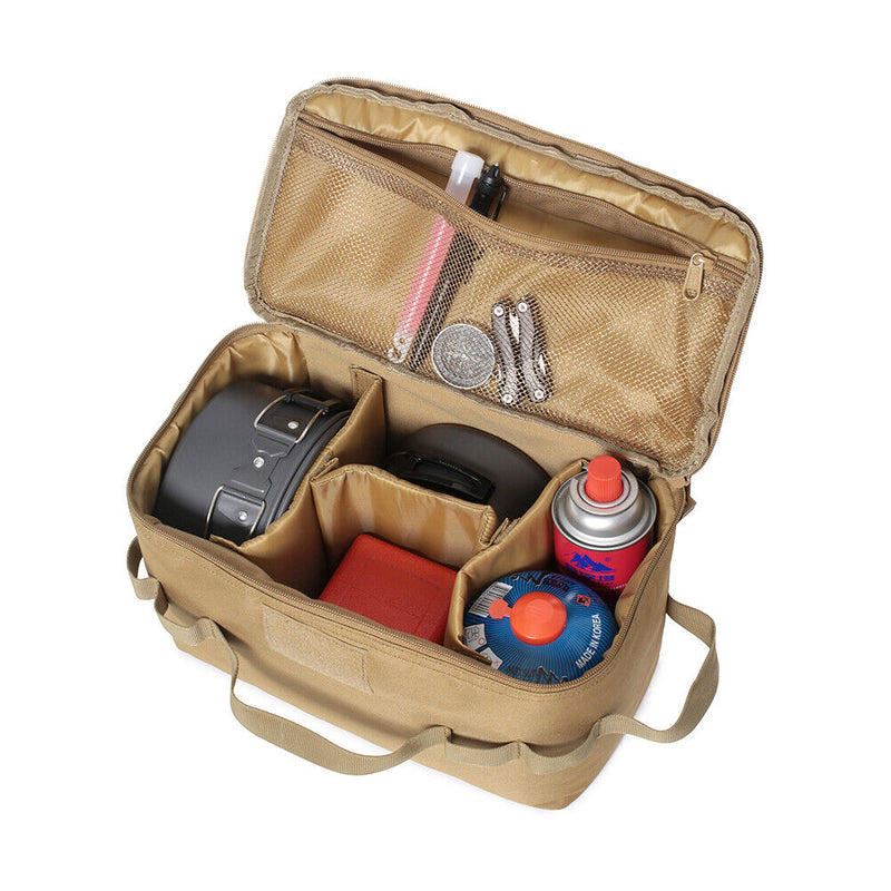 #A Camping Gas Tank Storage Bag Ground Nail Tool Bag Gas Canister Picnic Pot Bag