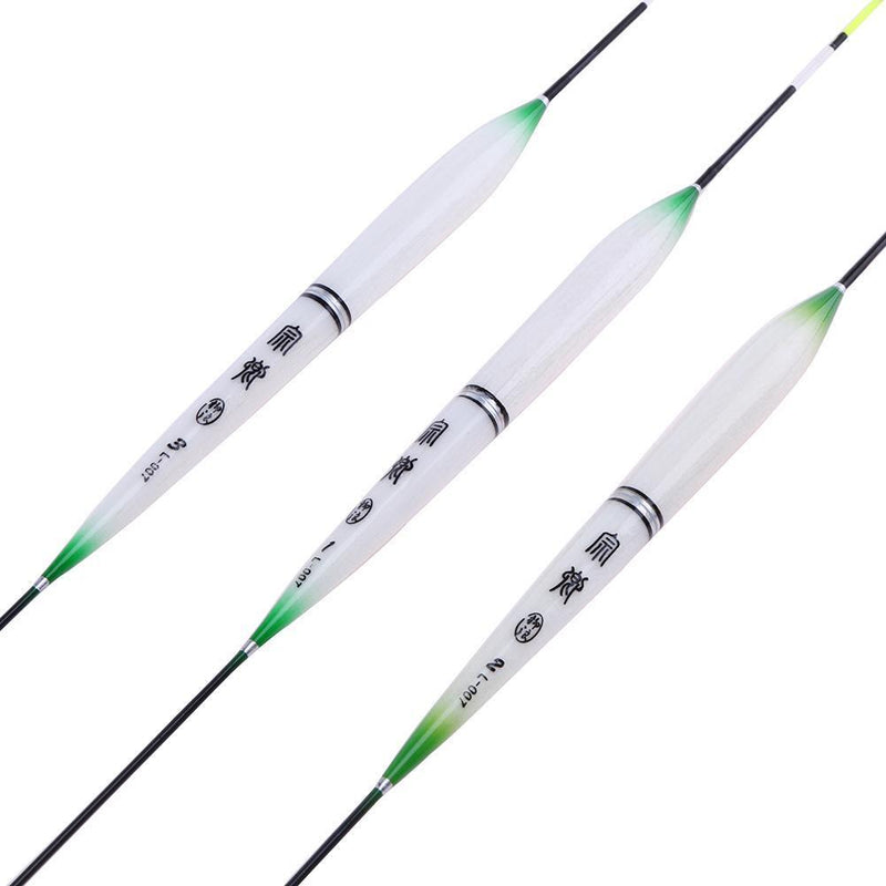 3pcs 31g 3.2CM Float LED Electric Float Lightweight Battery Fishing Gear Ni