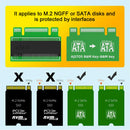 M.2 PCIE SSD Adapter Card M.2 PCIE NVME SATA NGFF Expansion Riser Card for PC