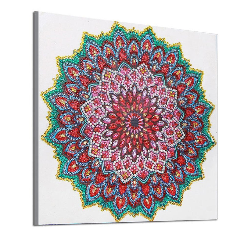5D DIY Special Shaped Diamond Painting Mandala Cross Stitch Kits (DZ286) Newly