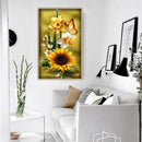 5D Full Drill Diamond Painting Flower Butterfly Embroidery Craft Kit Home Dec