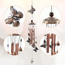 Butterfly Wind Chimes Gifts for Mom Windchimes Outdoor Decorations with S Hook