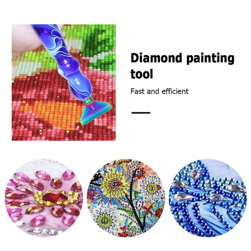 Diamond Painting Metal Point Drill Pen Kits DIY Art Craft (Dark Blue Pen 13pcs)