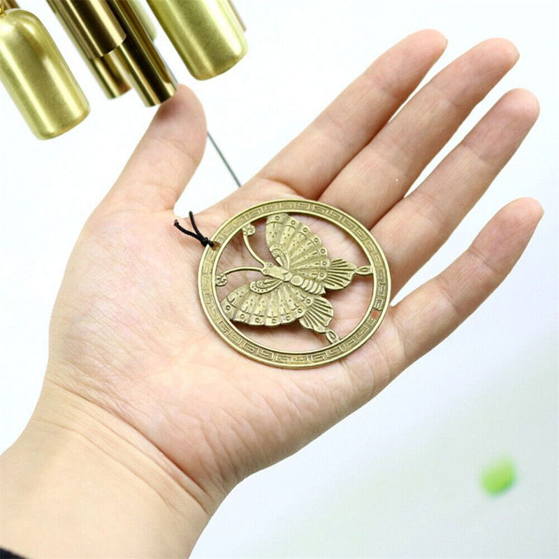 DIY Yard Garden Wind Chimes Hanging Ornament Pendant Windchime Copper Bells