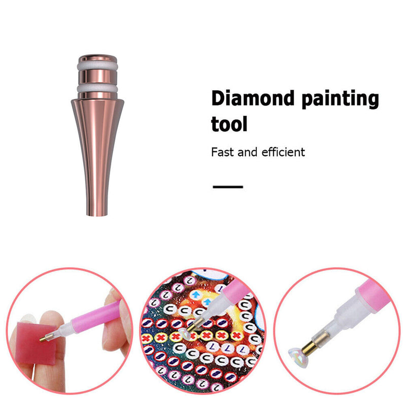 Rhinestones Head Diamond Painting Point Drill Pen Tip DIY Art Decor (ZT017)