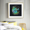 Moon Dragonfly Still Life Full Embroidery Kit 11CT Canvas Stamped Cross Stitch